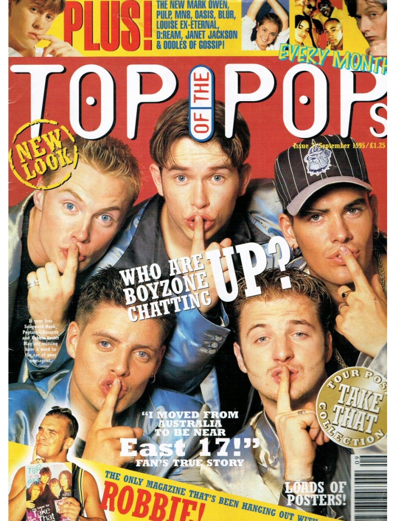 Top of the Pops Magazine 1995 09/95 Issue 07 Boyzone