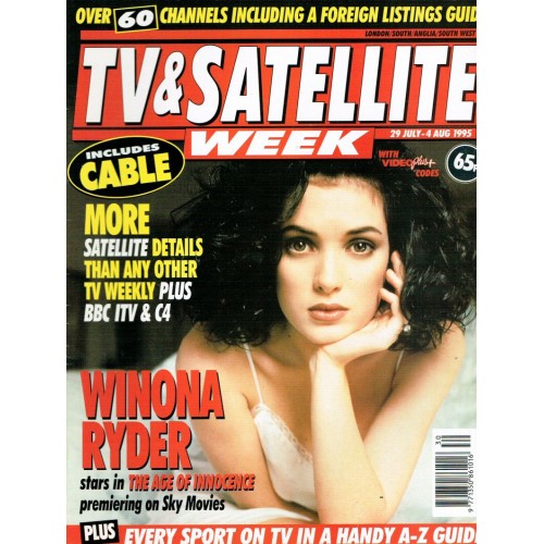 TV & Satellite Week Magazine 1995 29/07/95