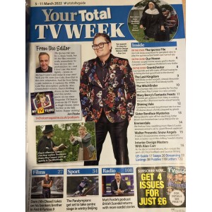 Total TV Guide Magazine 5th March 2022