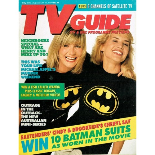 TV Guide Magazine 1989 12/08/1989 Michelle Collins