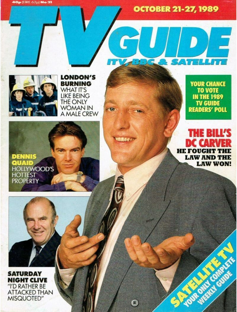 TV Guide Magazine 1989 21/10/1989