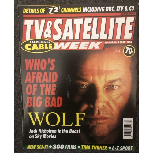 TV & Satellite Week Magazine 1996 30/03/96