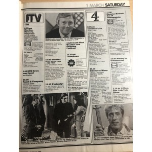 TV Times Magazine 1st March 1986