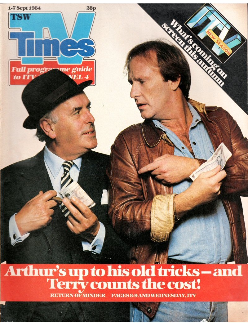 TV Times Magazine 1st September 1984 TV Times Magazine 1st September 1984