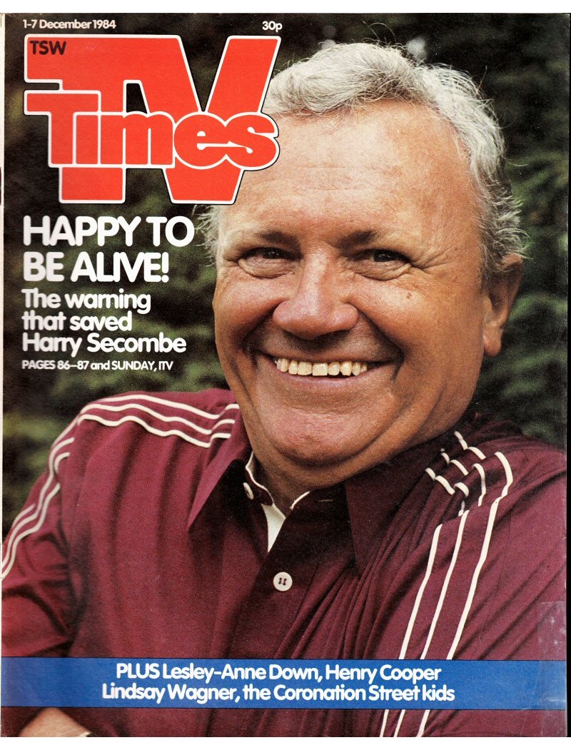 TV Times Magazine 1st December 1984 TV Times Magazine 1st December 1984