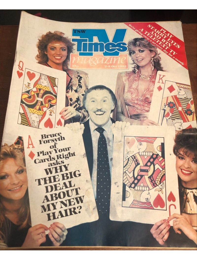 TV Times Magazine 1982 02/10/82 October 1982