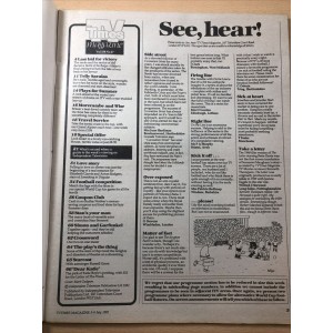 TV Times Magazine 3rd July 1982