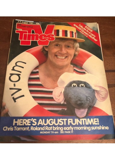 TV Times Magazine 3rd August 1985