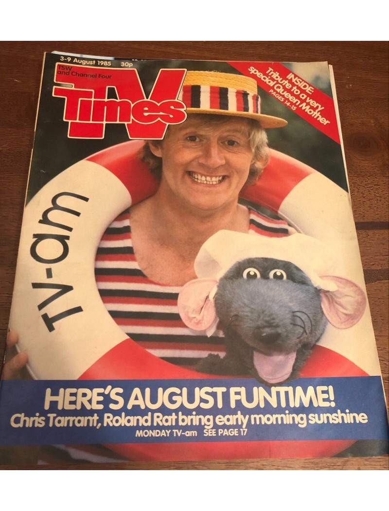 TV Times Magazine 3rd August 1985