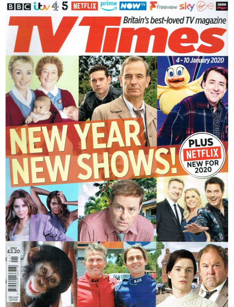TV Times Magazine 4th January 2020 TV Times Magazine 4th January 2020
