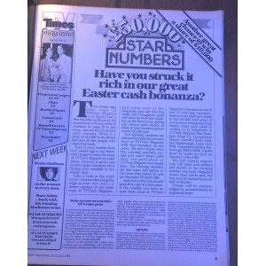 TV Times Magazine 16th April 1983