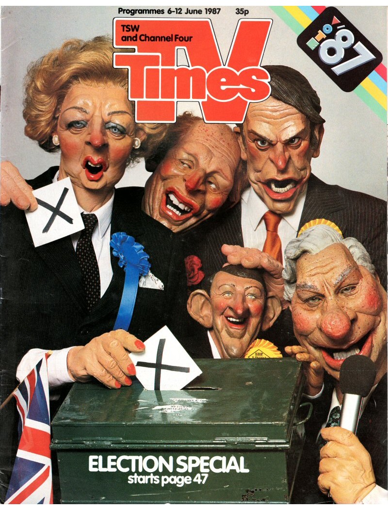 TV Times Magazine 6th June 1987 TV Times Magazine 6th June 1987