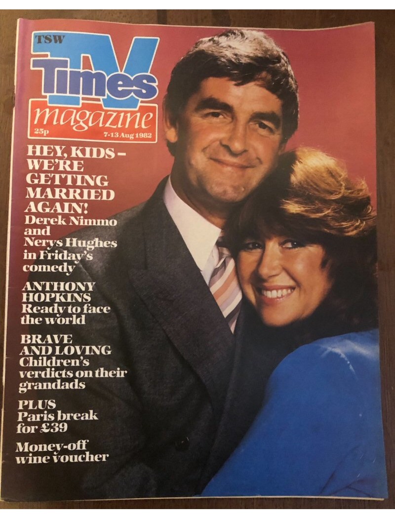 TV Times Magazine 7th August 1982