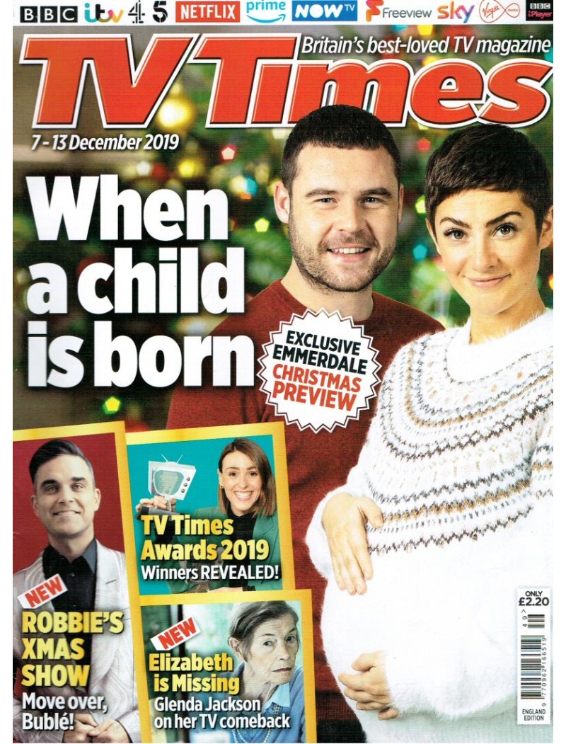 TV Times Magazine 2019 07/12/19