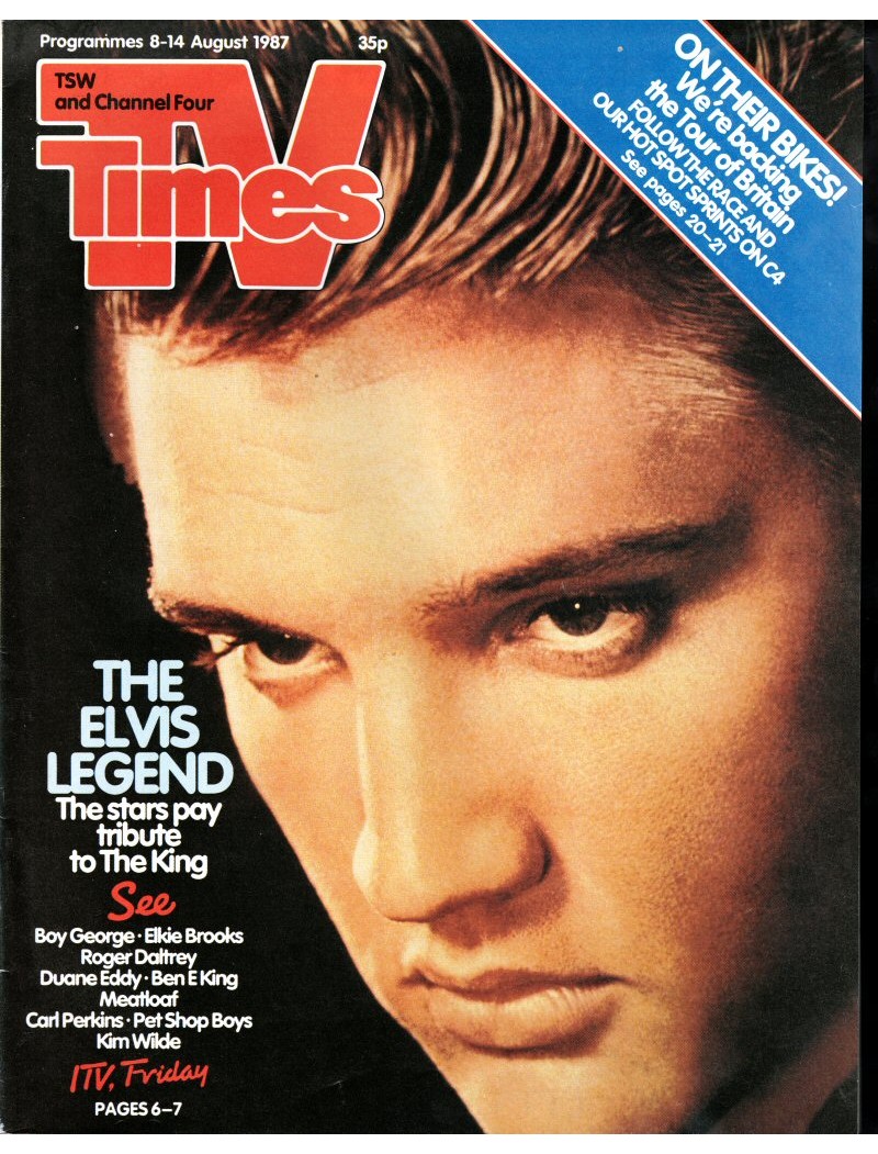 TV Times Magazine 8th August 1987 TV Times Magazine 8th August 1987