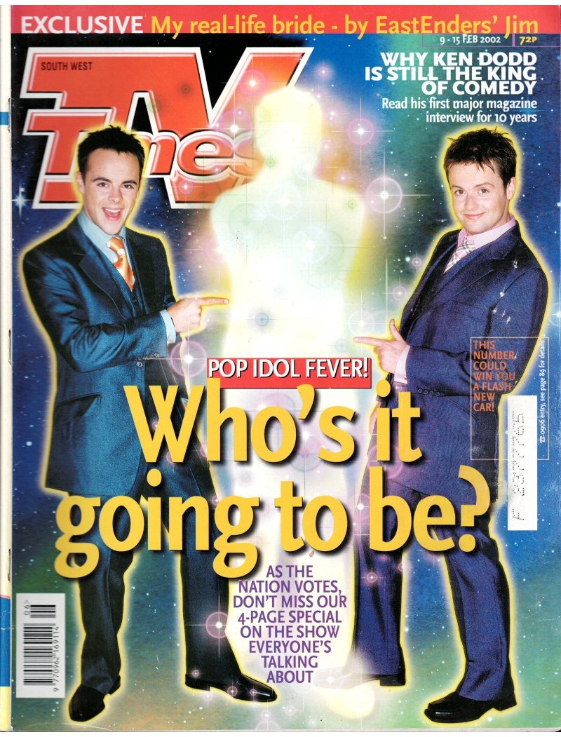 TV Times Magazine 2002 9th February 2002