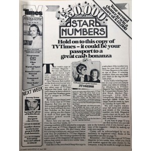 TV Times Magazine 9th April 1983