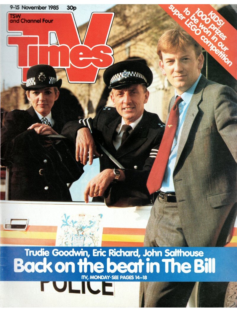TV Times Magazine 9th November 1985 TV Times Magazine 9th November 1985