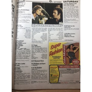 TV Times Magazine 1981 12/09/81 September 1981