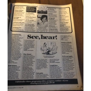 TV Times Magazine 15th May 1982