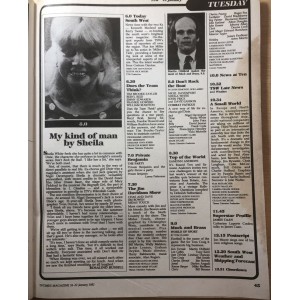 TV Times Magazine 16th January 1982