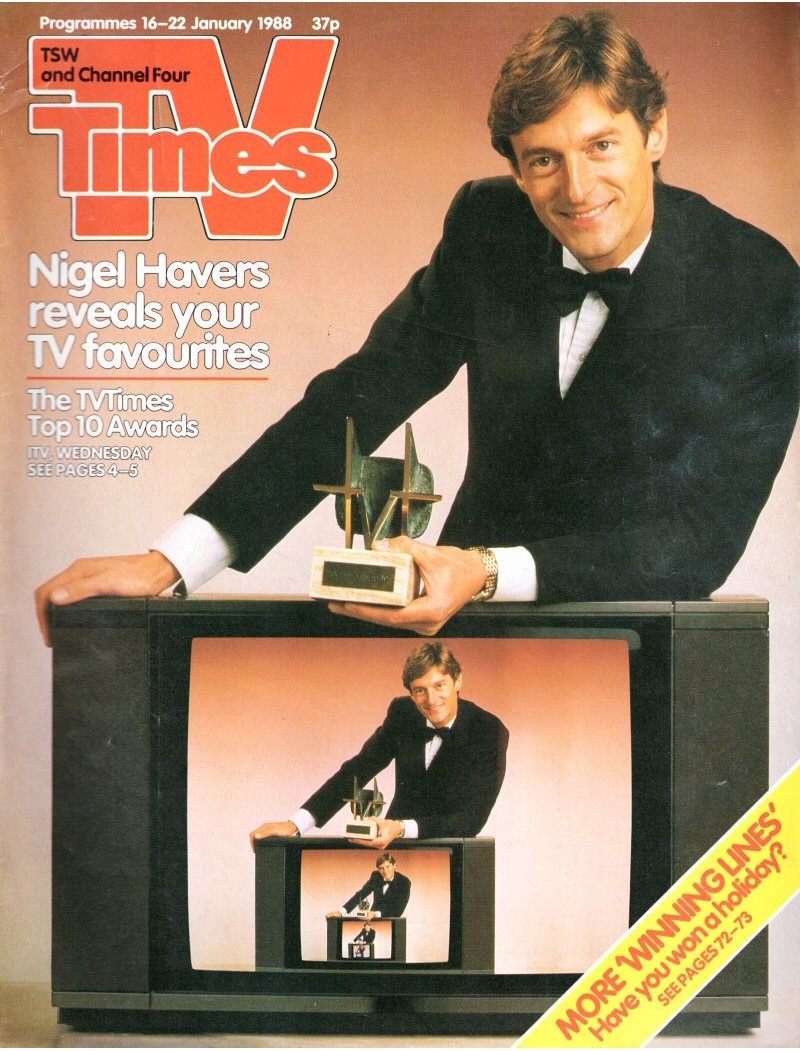 TV Times Magazine 6th January 1988 Nigel Havers