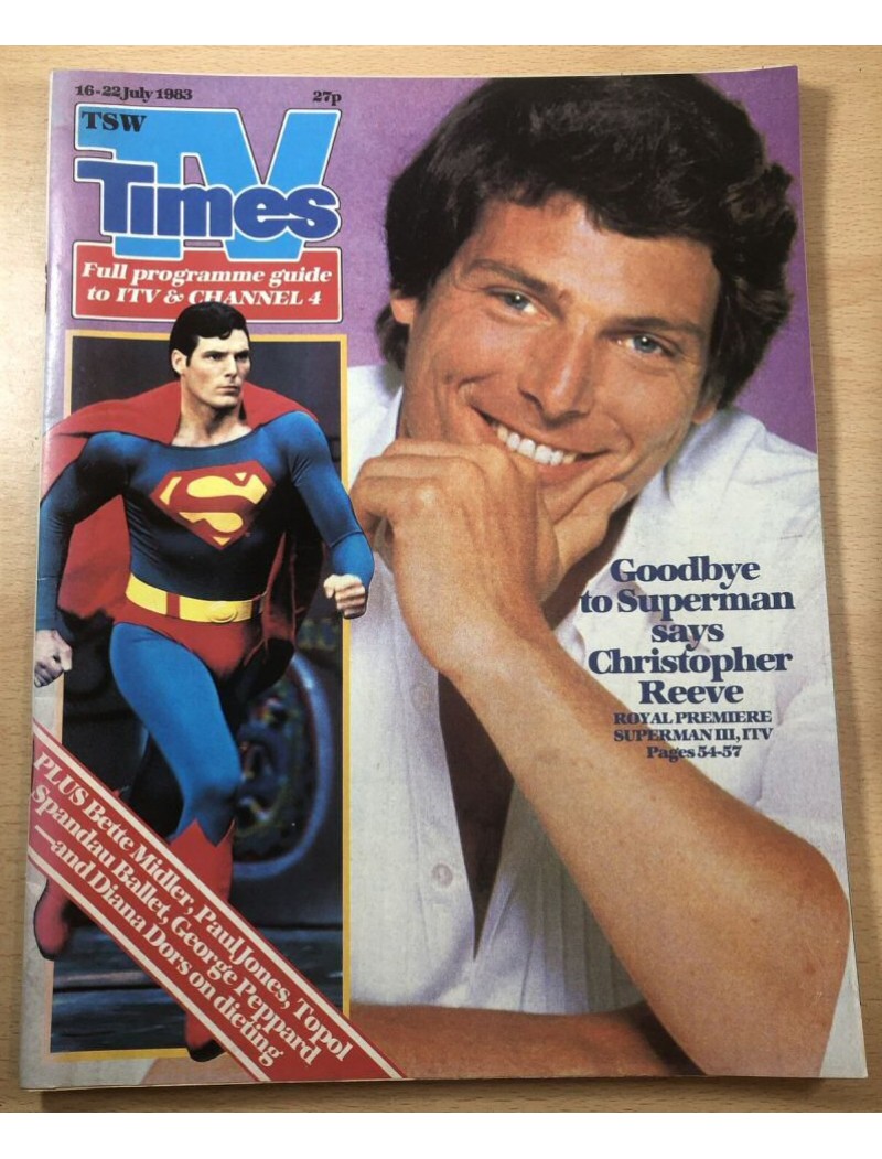 TV Times Magazine 1983 16/07/83