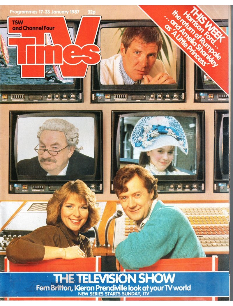 TV Times Magazine 17th January 1987 TV Times Magazine 17th January 1987