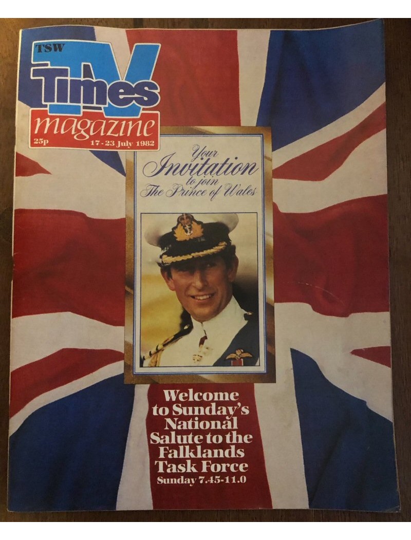 TV Times Magazine 1982 17/07/82