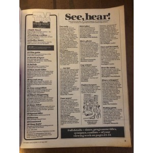 TV Times Magazine 17th July 1982