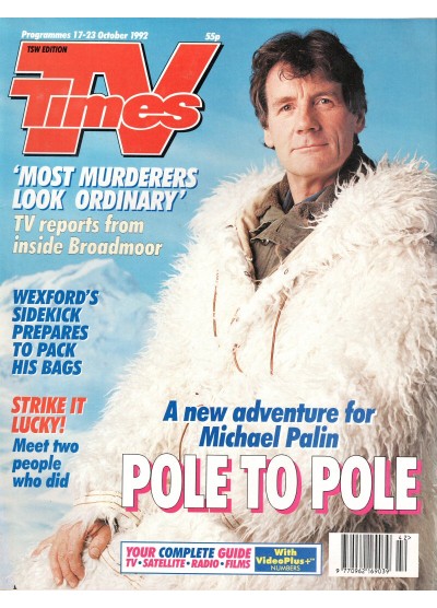 TV Times Magazine 17th October 1992