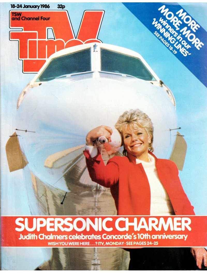 TV Times Magazine 18th January 1986 TV Times Magazine 18th January 1986