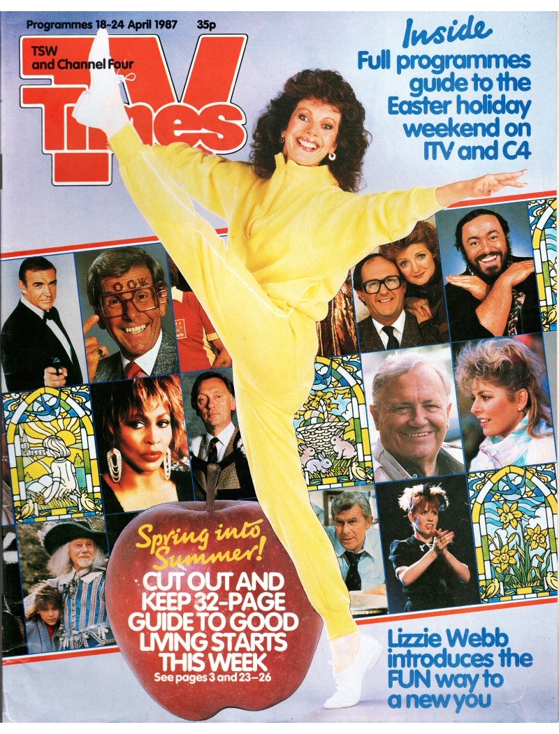 TV Times Magazine 1987 18/04/87