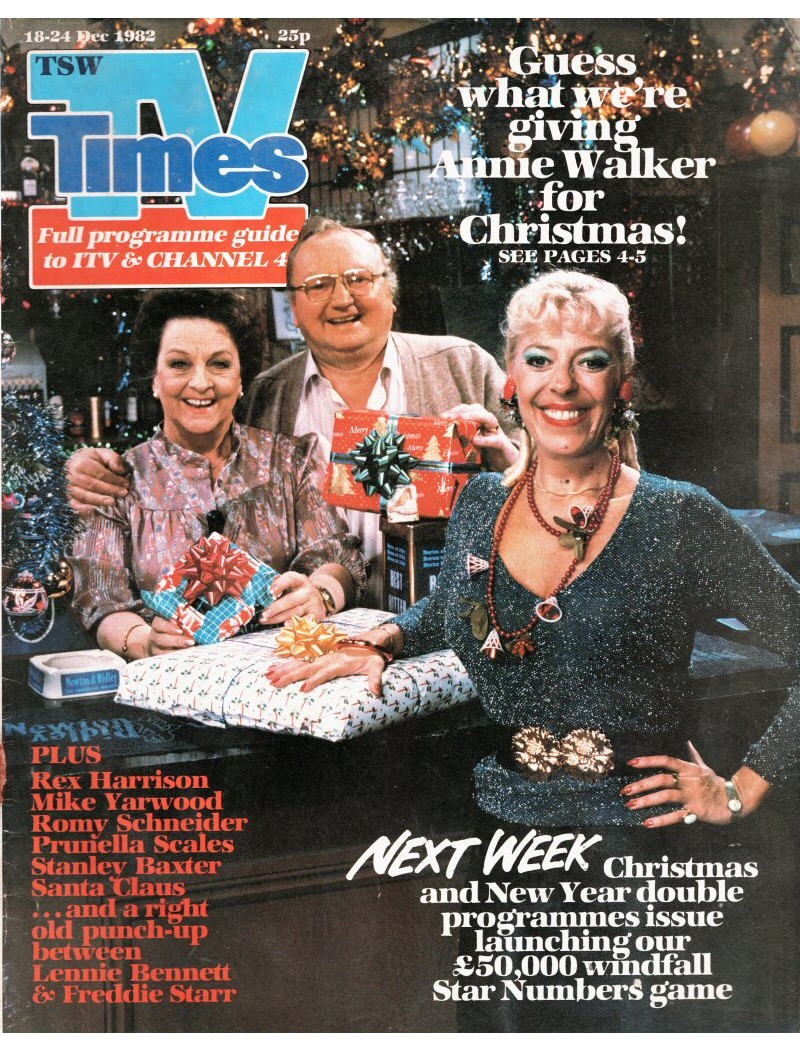 TV Times Magazine 1982 18/12/82