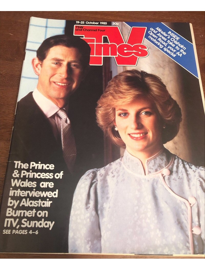 TV Times Magazine 1985 19/10/85