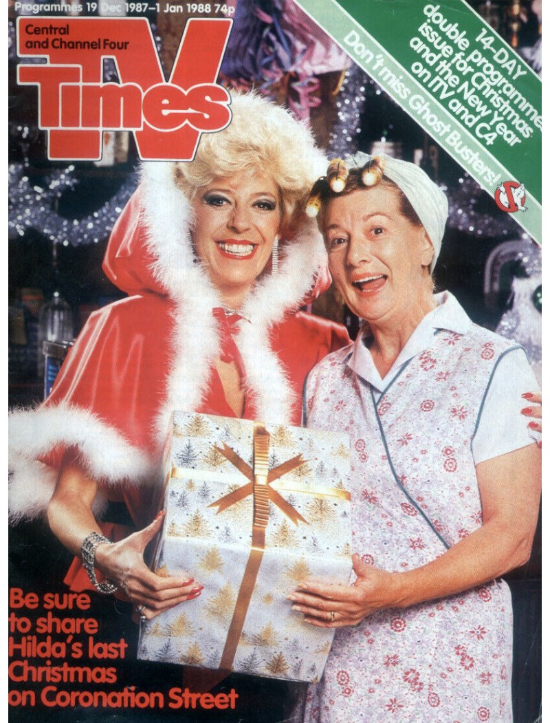 TV Times Magazine 1987 19th December 1987 Christmas Issue