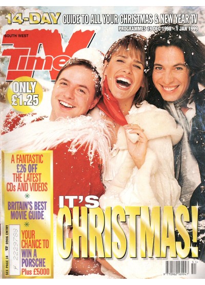 TV Times Magazine 19th December 1998 Chritmas Issue