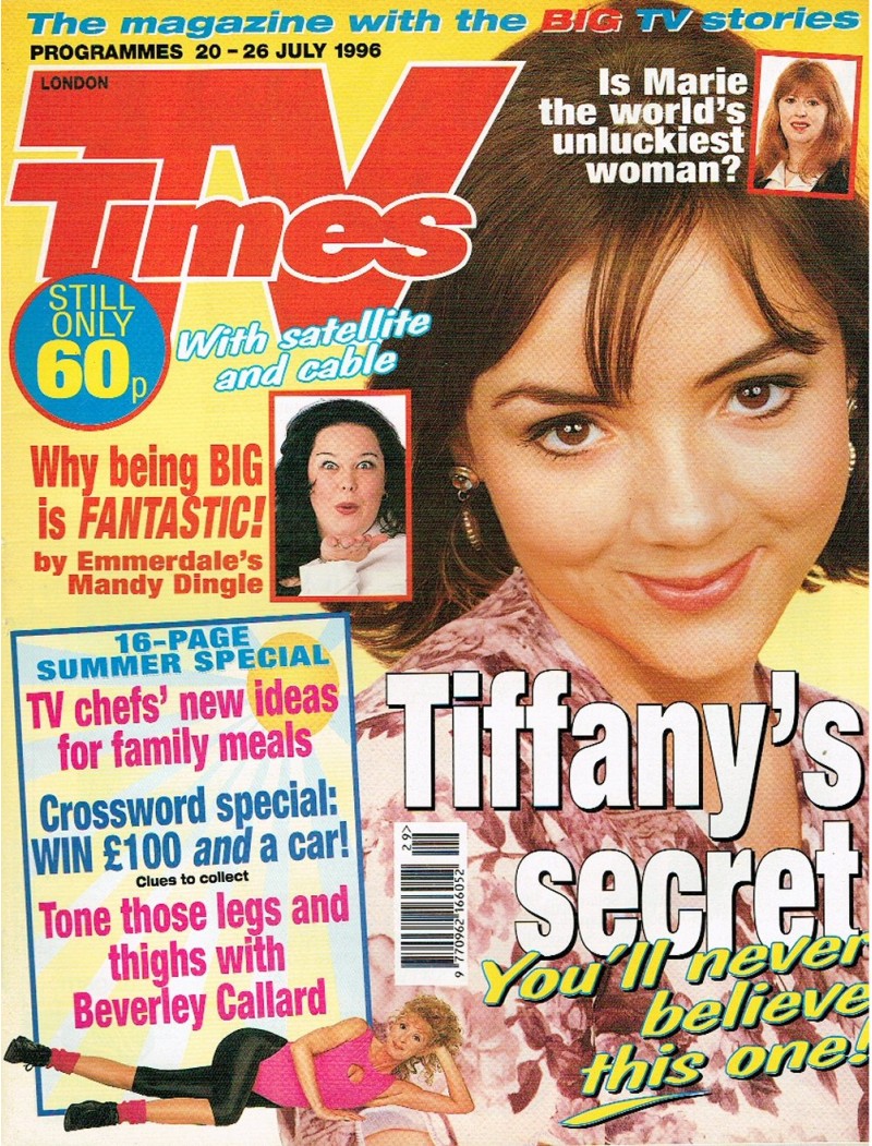 TV Times Magazine 20th July 1996 TV Times Magazine 20th July 1996