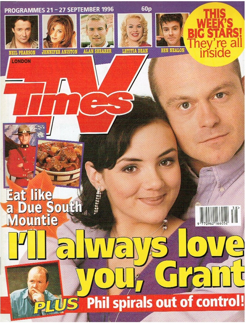 TV Times Magazine 21st September 1996 TV Times Magazine 21st September 1996