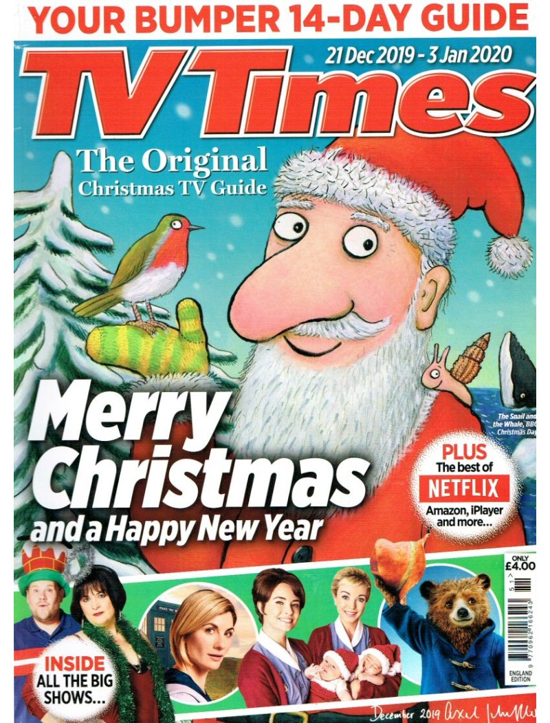 TV Times Magazine 21st December 2019