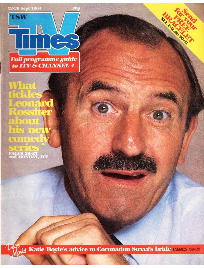 TV Times Magazine 22nd September 1984 TV Times Magazine 22nd September 1984