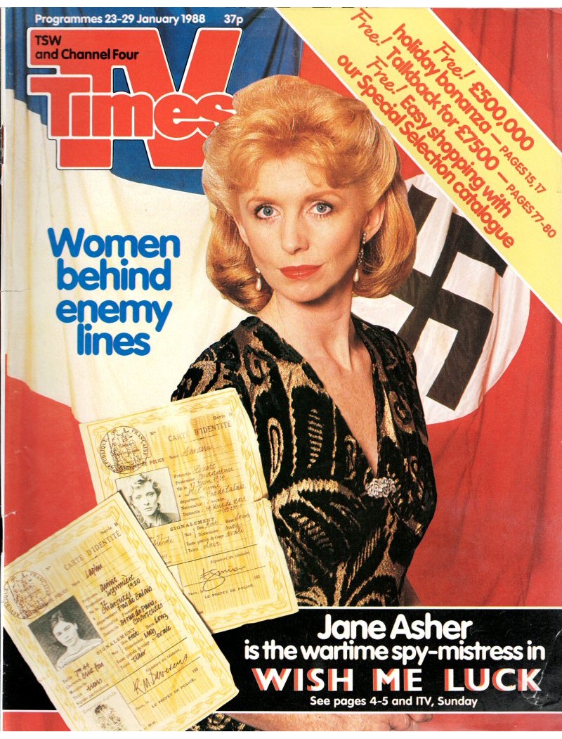 TV Times Magazine 23rd January 1988 Jane Asher TV Times Magazine 23rd January 1988 Jane Asher