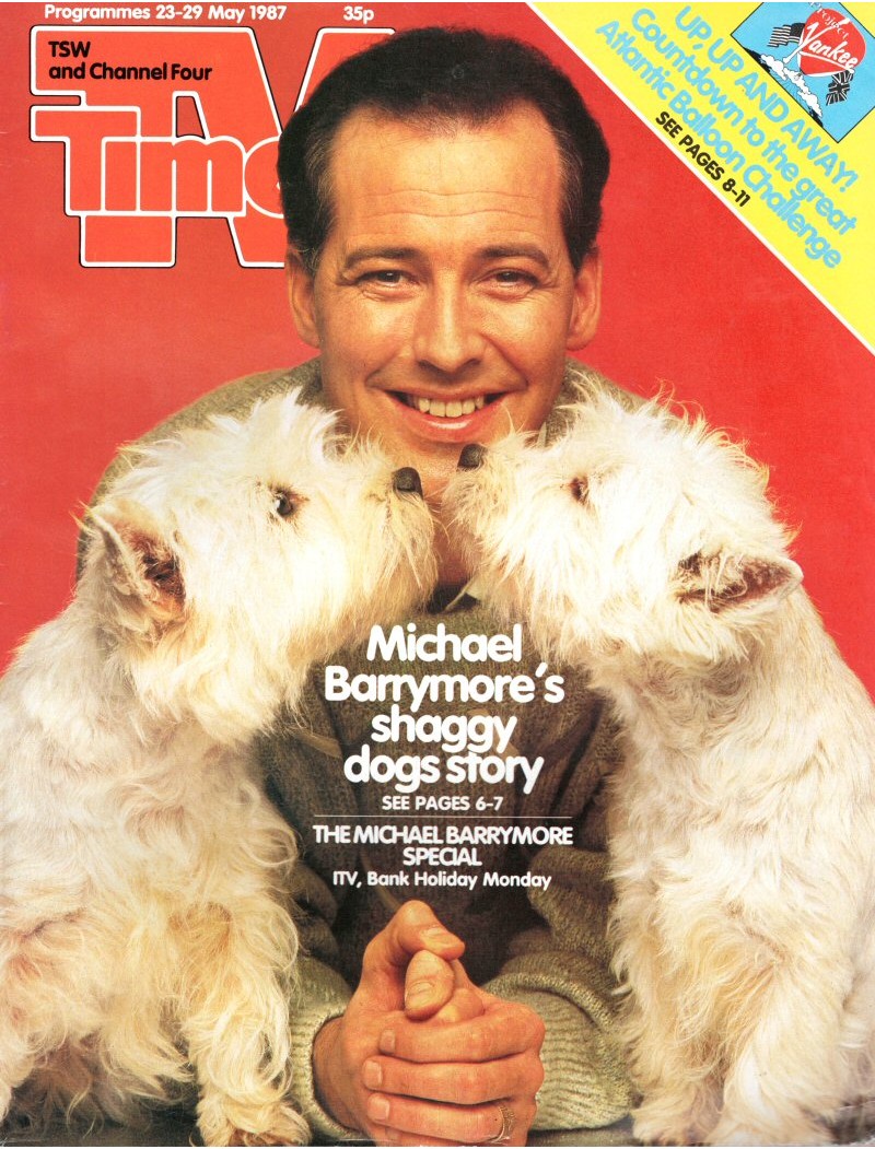 TV Times Magazine 23rd May 1987 Michael Barrymore TV Times Magazine 23rd May 1987 Michael Barrymore