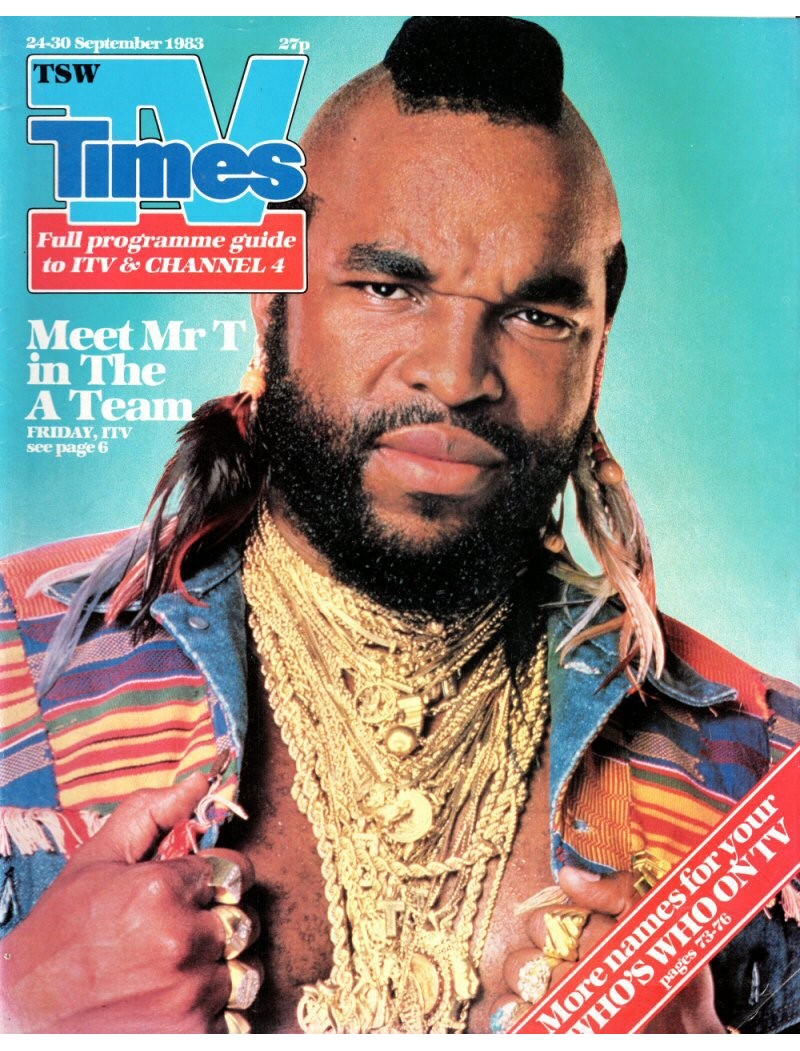 TV Times Magazine 24th September 1983 TV Times Magazine 24th September 1983