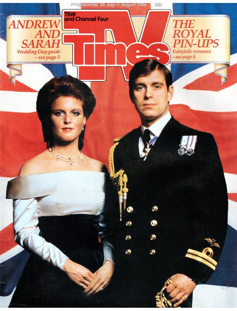 TV Times Magazine 26th July 1986 TV Times Magazine 26th July 1986