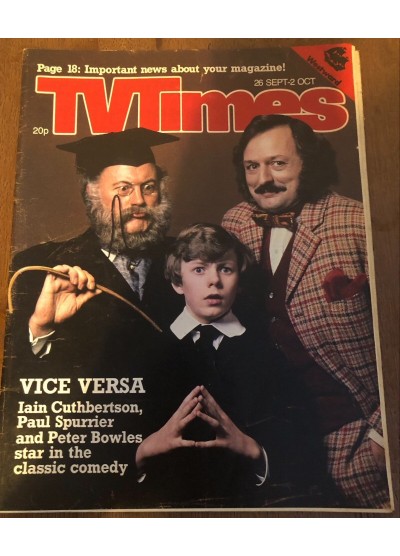 TV Times Magazine 26th September 1981