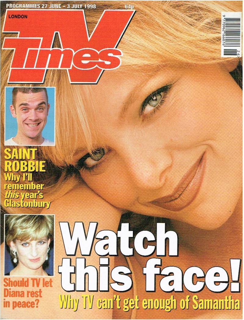 TV Times Magazine 27th June 1998 TV Times Magazine 27th June 1998