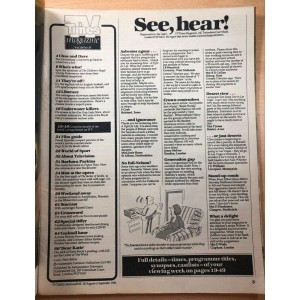 TV Times Magazine 28th August 1982