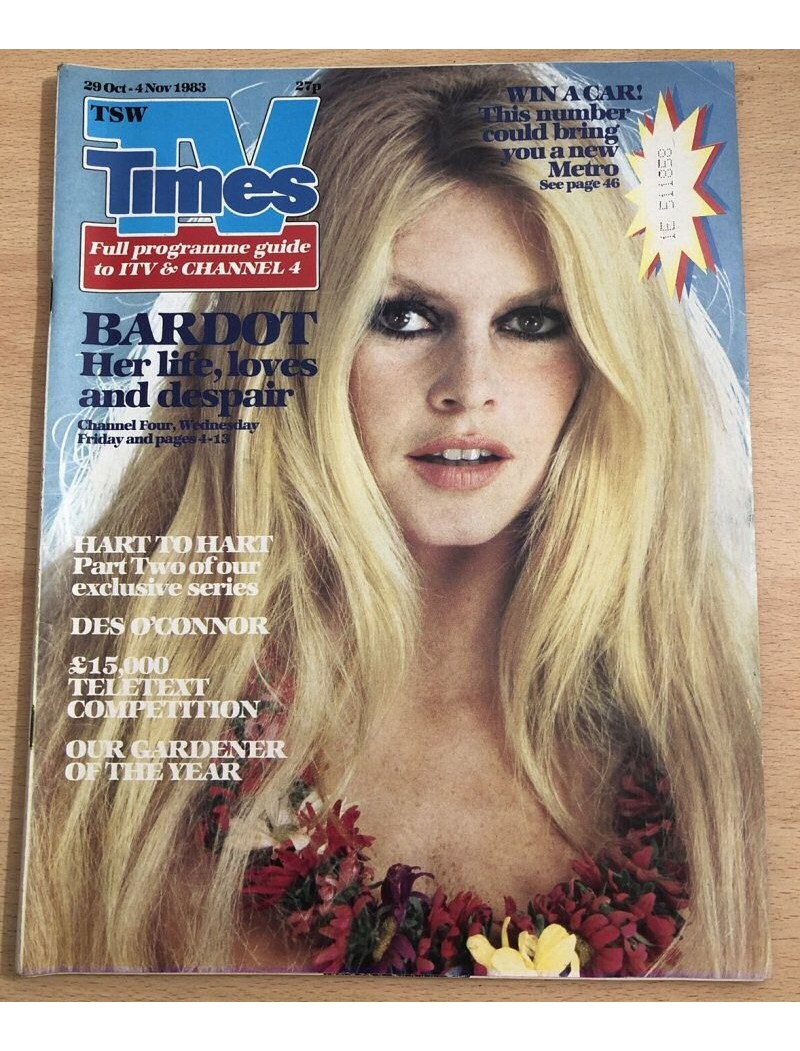 TV Times Magazine 29th October 1983