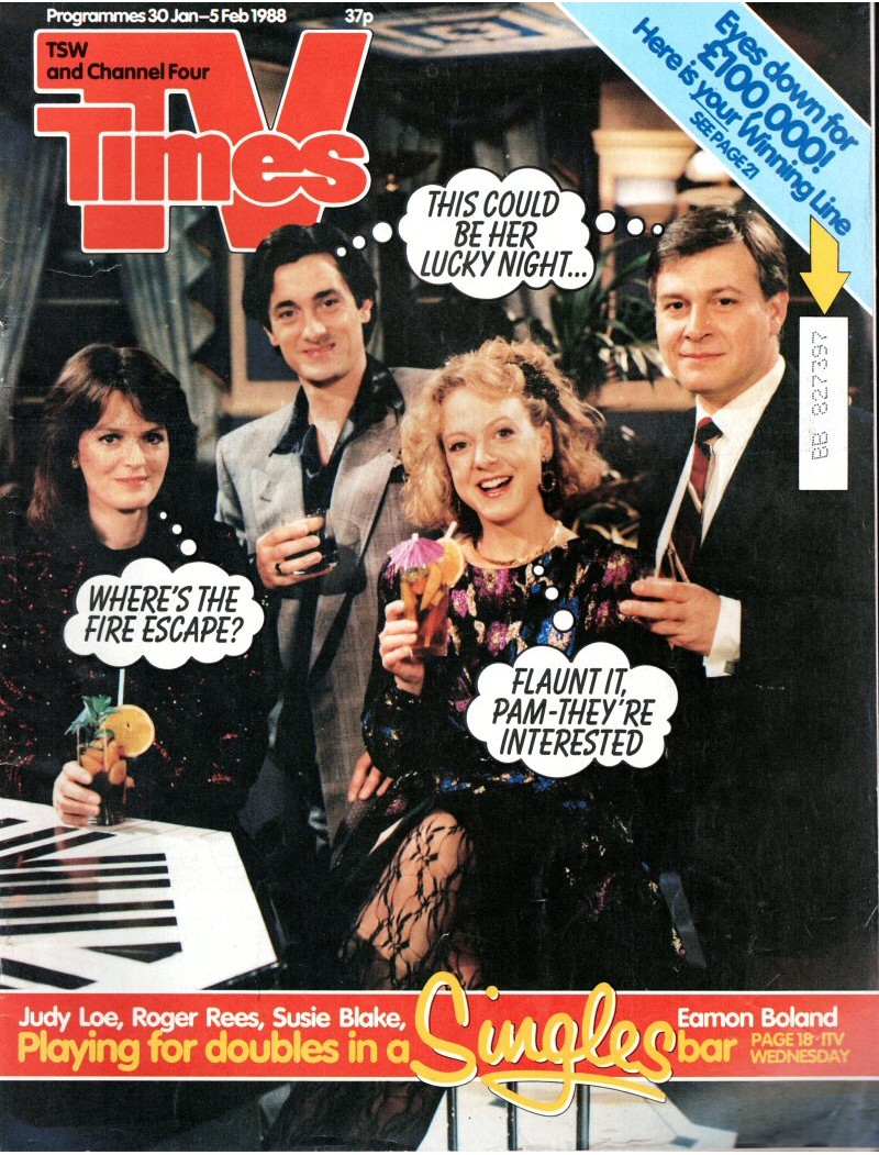 TV Times Magazine 30th January 1988 TV Times Magazine 30th January 1988